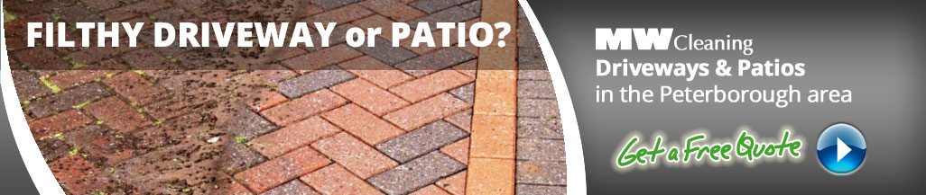 driveway and patio cleaning services in Peterbrough