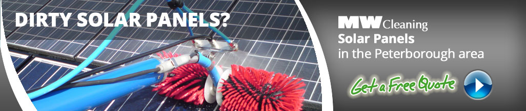 solar panel cleaning services in Peterbrough
